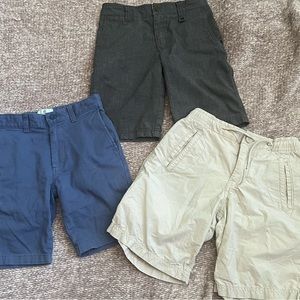 LOT 3 Boys Shorts Size 8 GAP